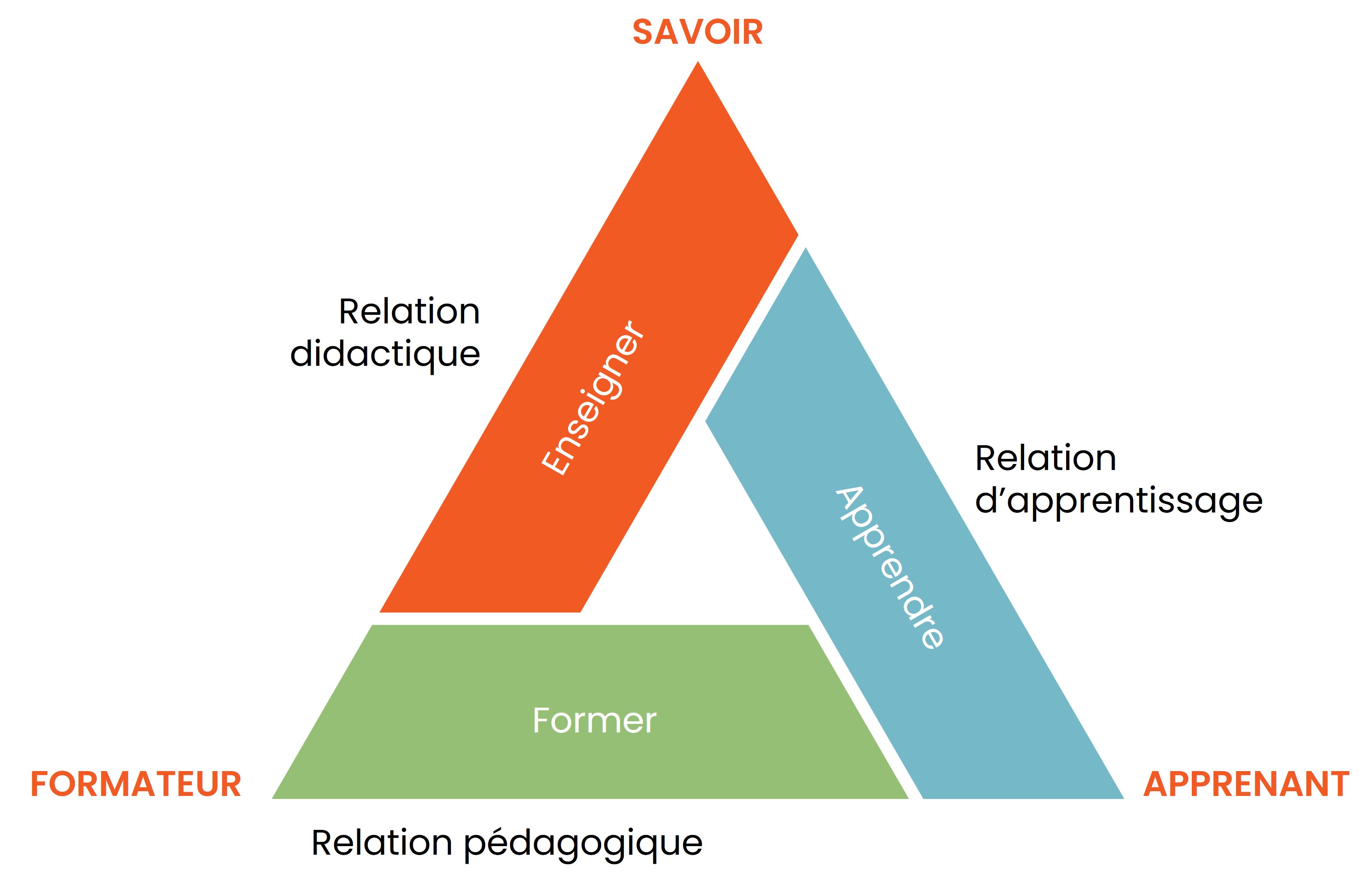 Figure 1 Triangle pedagogique